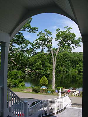 Spectacular view from new front porch