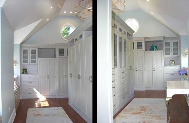 Organized storage solution designed by Zimmerman Architects Denivlle NJ