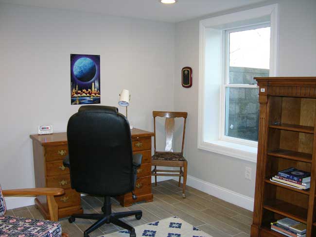 New well-lit study area