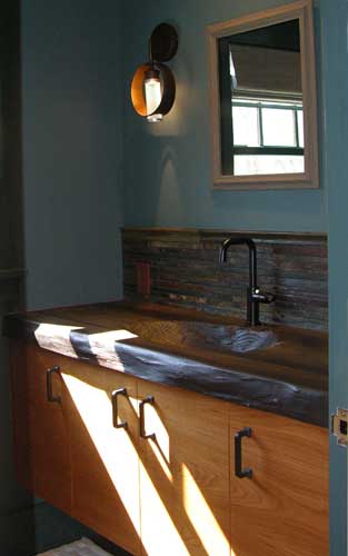 Convenient powder room