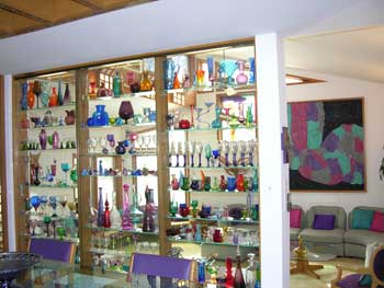 Custom "glass wall" in contemporary renovation