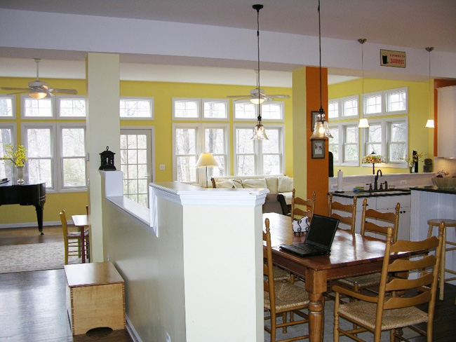 welcoming open concept kitchen for family gatherings