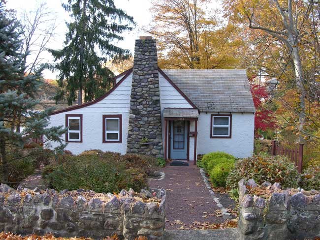 The log cabin before update