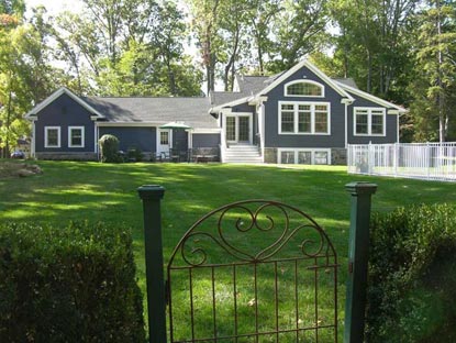 House rear view after renovation