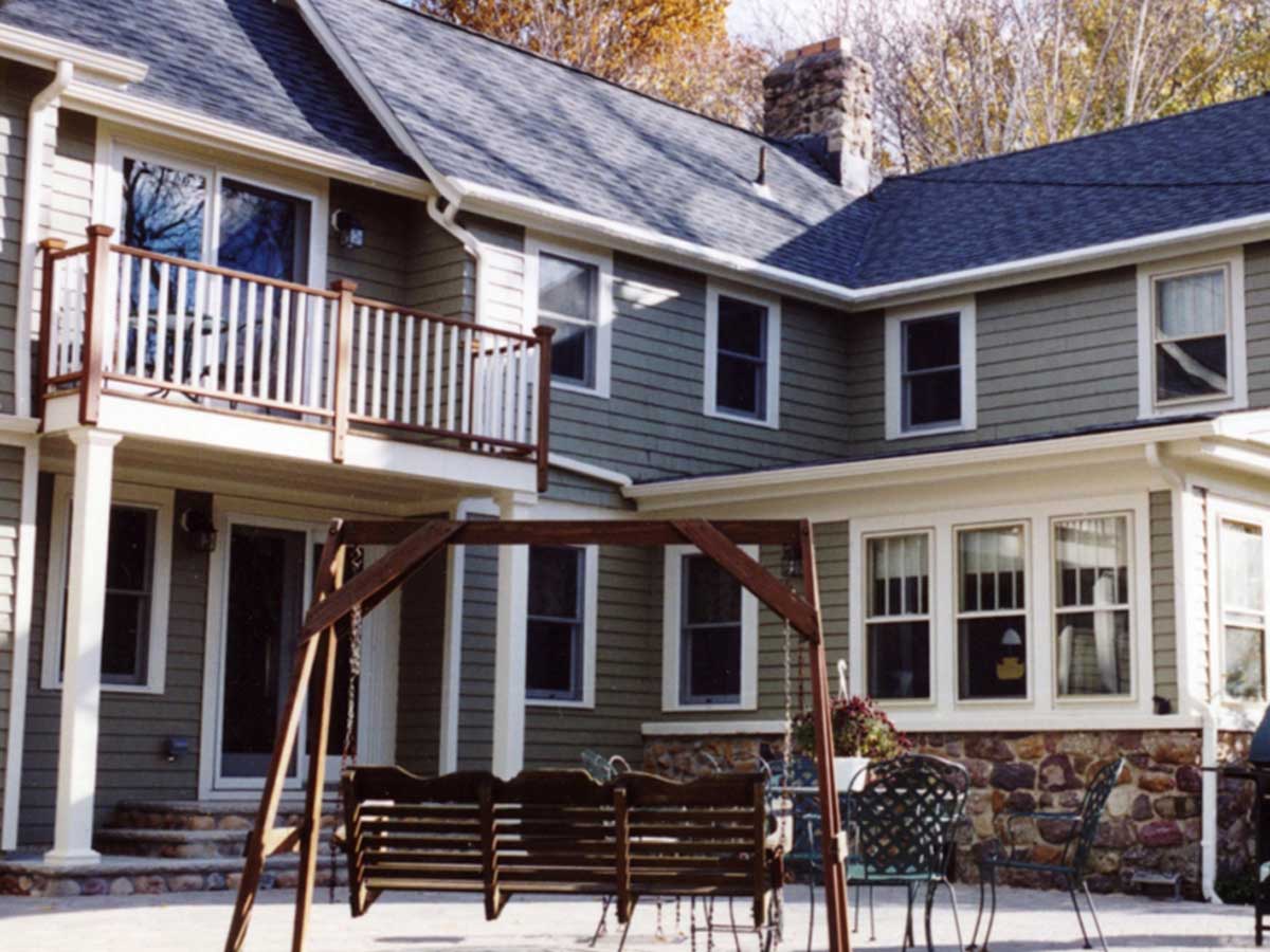 After exterior renovation