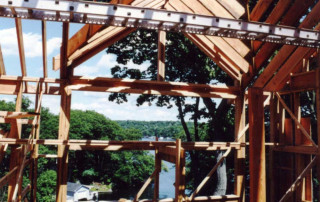 Construction Progress – Framing a view of the lake