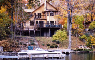 Lake Front – Overlooking the quiet cove, as viewed from the opposite shore
