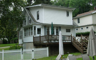 Rear Elevation / Deck Before