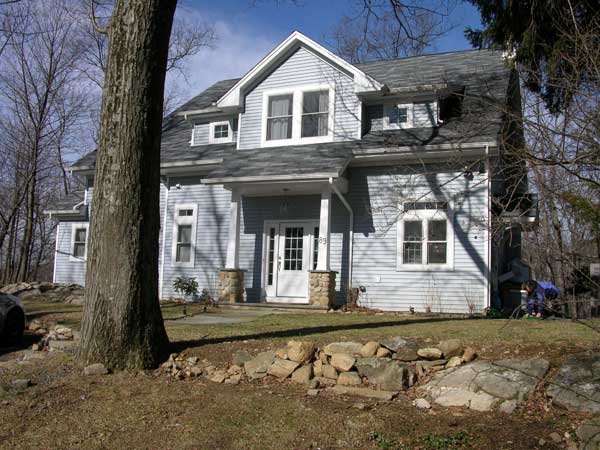 two story cottage front elevation