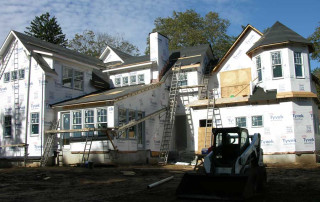 Rear Elevation – Construction Progress