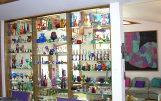 Glass Display Cabinet – “three-dimensional stained glass”