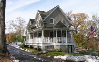 House on a corner lot