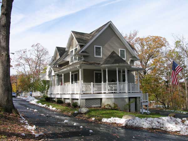 House on a corner lot