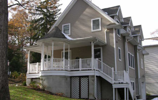 Side Elevation with change in grade