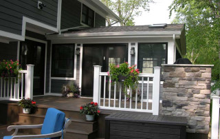 Rear Sunroom & Deck – After
