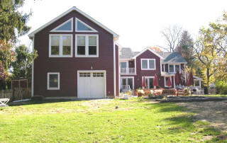 Rear Elevation - New Studio over Garage