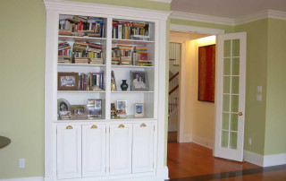 Family Room connected to entrance foyer