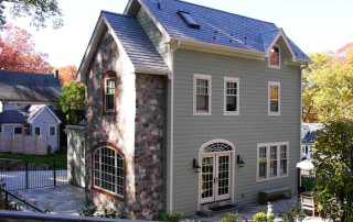 Left Side Elevation - The New Addition