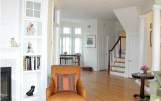 Living Room open to Foyer