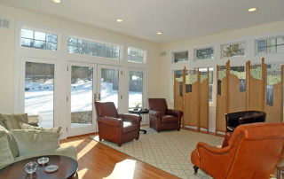 Living Room with view to backyard