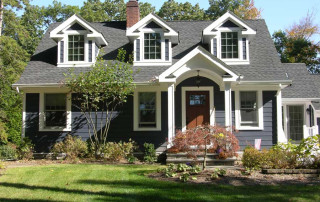 Front Elevation of Main House After