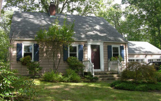 Front Elevation of Main House Before