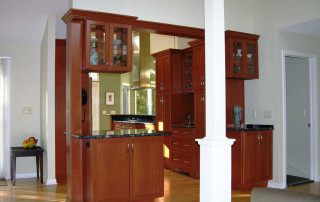 The new Kitchen as seen from the existing Living Room