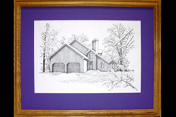 Sketches and Renderings - Snowy Serenity