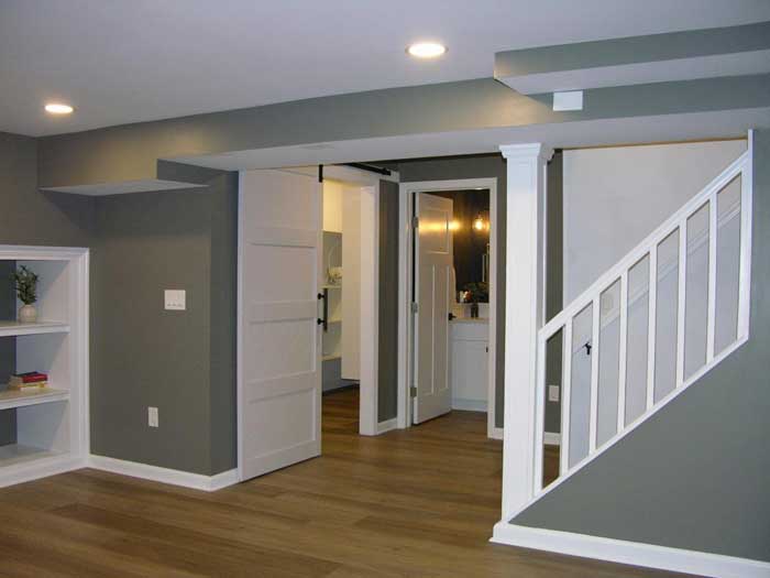 transforming basement into a very functional space