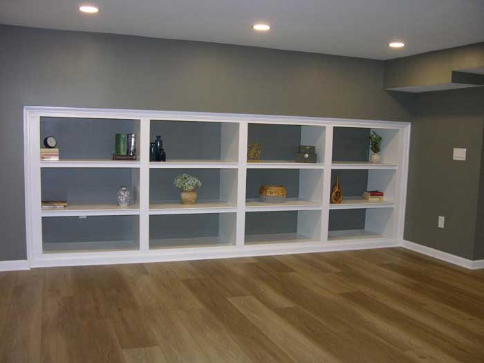 Built-in Bookcase and storage