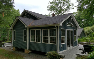 New Sunroom Addition Behind the Dining Room Addition