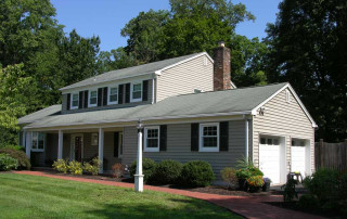 Two-Car Garage at Side Before