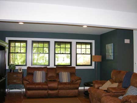 Row of large windows can add more natural light