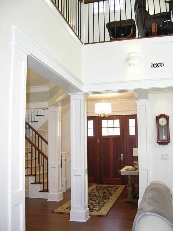 oversized entry areas and foyers