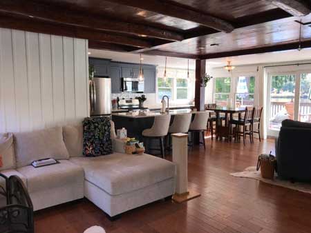 reconfigured for better space usage