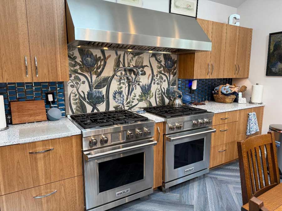 high-end appliances with artistic touch