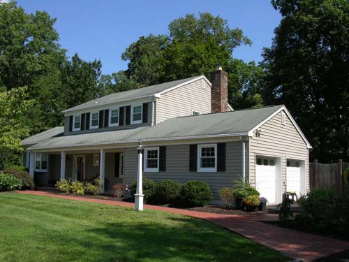 the garages before addition
