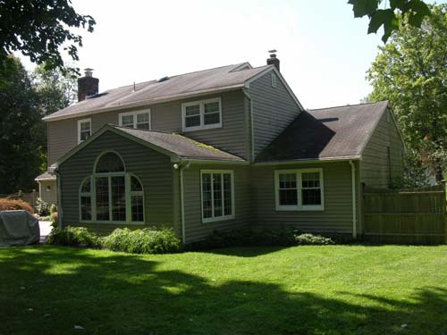 windows and siding before