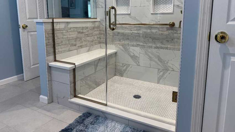 low-threshold shower entry