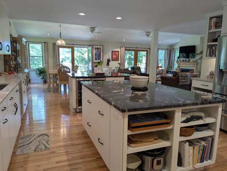 Opened up kitchen view