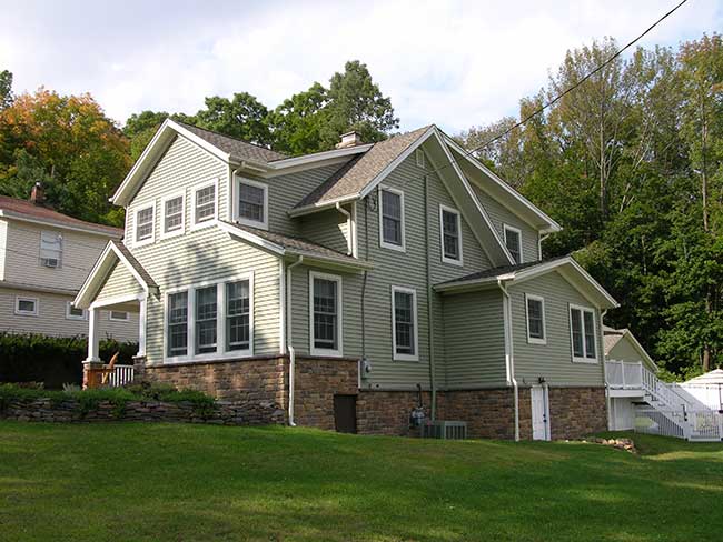 Improved elevation and exterior appearance designed by Zimmerman Architects Denville NJ