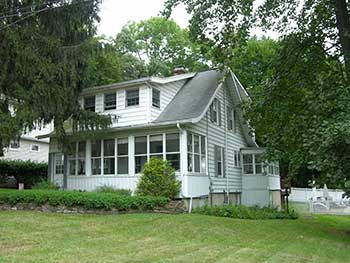 Original exterior of the house before working with Zimmerman Architects Denivlle NJ