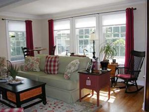 Ackerman Living Room before remodeling by Zimmerman Architects