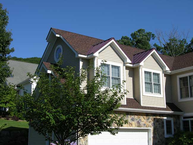 Exterior of home with addition by Zimmerman Architects Denville NJ