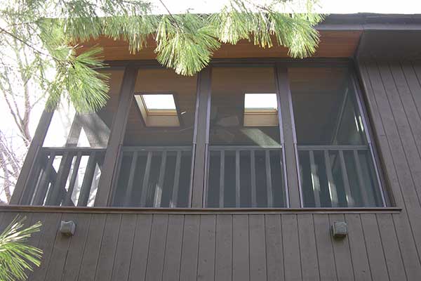 New Screened Porch – part of the Master Suite