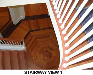 Messina house - interior stairay view 1