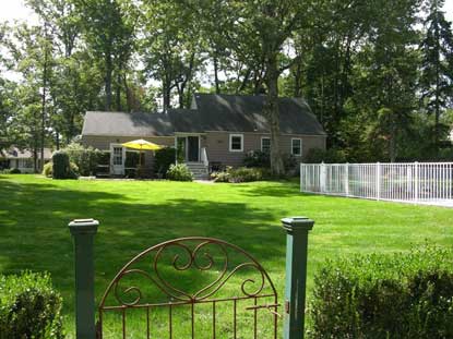 Rear of house before renovation