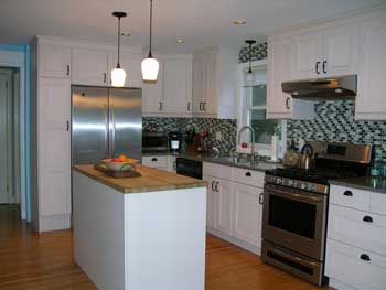 The original kitchen layout