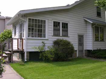 side of house before renovation